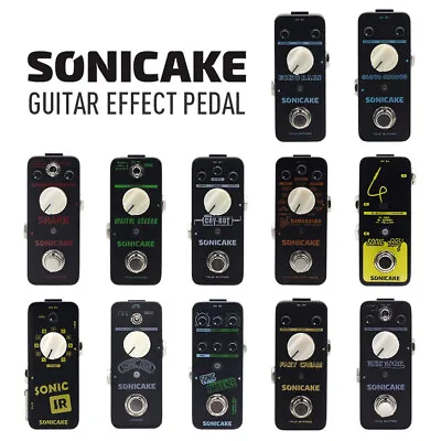 Sonicake Guitar Effects Pedal Overdrive Reverb Phaser Chorus Delay Fuzz Bass AU • $52.99