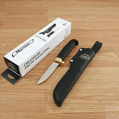 Marttiini Condor Fixed Knife 3.5  Stainless Steel Blade Black Rubber Handle • $27.09