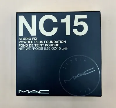 MAC Studio Fix Powder Plus Foundation NC15 0.52 Oz/15 G New In Box • $29