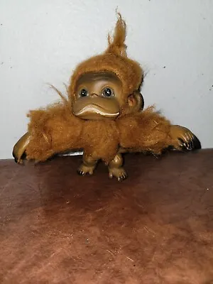 Vintage 1969 Kamar Monkey Troll Japan RARE Brown Hair • $30