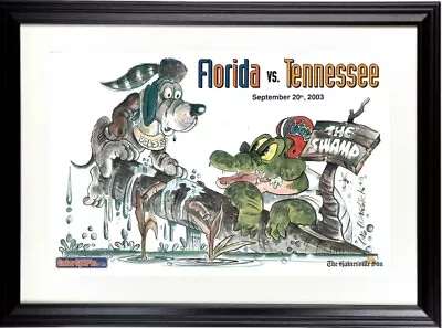 2003 Tennessee Volunteers Swamp Florida Gators (9/20/03) 11x17 Poster • $79.95