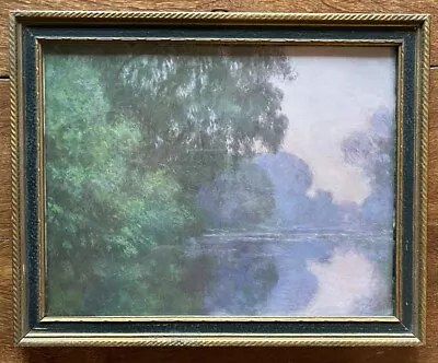 🔥Lovely 8.25” X 10” Framed Monet Riverscape Scene  • $29