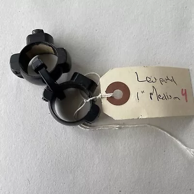 Leupold 1” Medium Scope Rings Glossy Black • $20