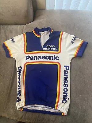 Eddy Merckx Team Panasonic 1986 Vintage Cycling Classic Jersey RARE BELGIUM • $109.29