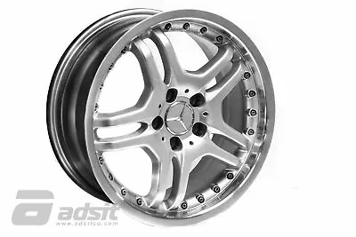 New Set Of 7.5 X 17 Inch ET 25 Mercedes-Benz Replica Twin Spoke Alloy Rims • $756