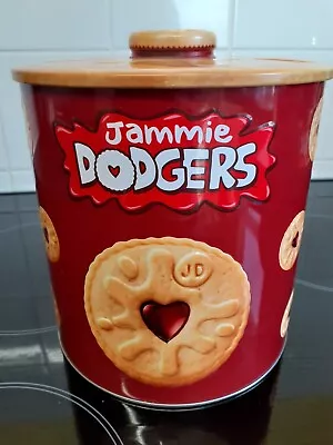 Jammie Dodger Advertising EMPTY Biscuit Barrel Tin • £8