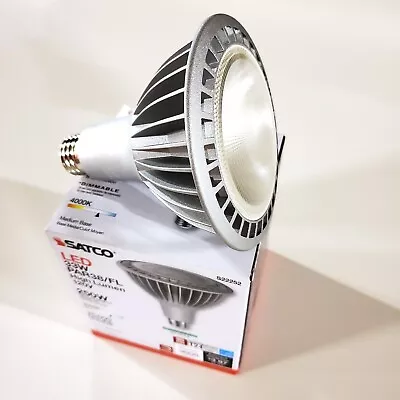 SATCO 33W 3000 Lumens 4000K PAR38 Dimmable LED Floodlight Bulb E26 (S22252) NEW! • $24.97
