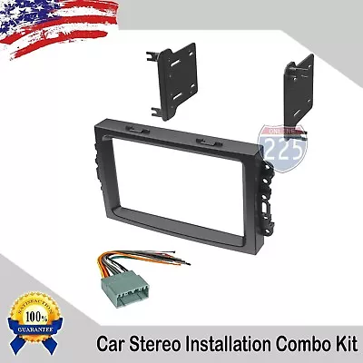 Car Stereo Radio Dash Installation Kit W/ Harness Dodge Jeep Chrysler 2004-2008 • $13.99