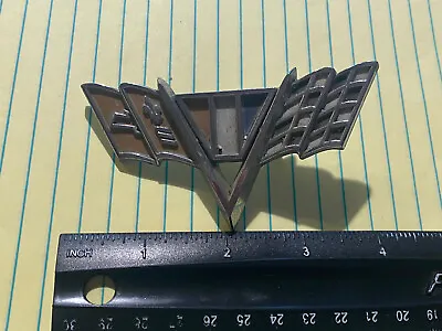 Vintage Chevrolet Corvette Stingray Trim Badge Emblem Metal Part # 3840318 • $28.79