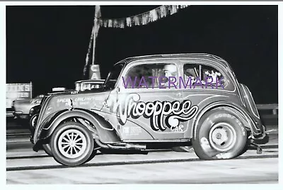 Vintage NHRA Drag Racing- THE Whooppee CAR -1948 Anglia-Gasser-CAPITOL RACEWAY • $2.25