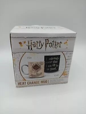 Harry Potter Hogwarts Marauders Map Offical Heat Changing Mug Paladone - New • £10.95