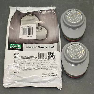 (2) MSA Safety Combination Respirator Cartridge Filters 815368 Bayonet CL MV • $29.95