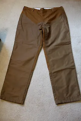 VINTAGE Gamehide Brush Pants Mens 44x34 Brown Hunting Canvas Brushbuster • $29