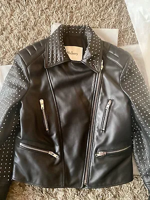 £350 • Buy Mulberry Leather Ladies Jacket