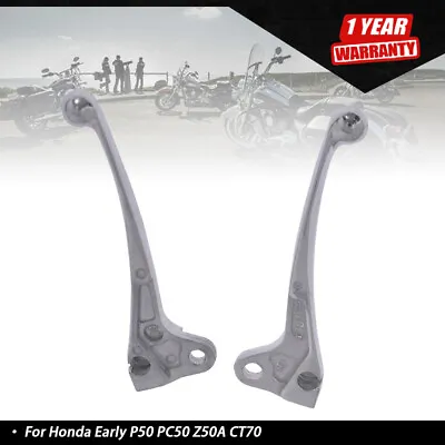 Pair Motorcycle Brake Levers Handles For Honda Early P50 PC50 Z50A CT70 Trail • $11.21