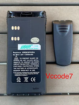  1300mAh Ni-Mh Battery For HNN9008 Motorola Radios HT750 HT1250 GP328 MTX850 PRO • $17