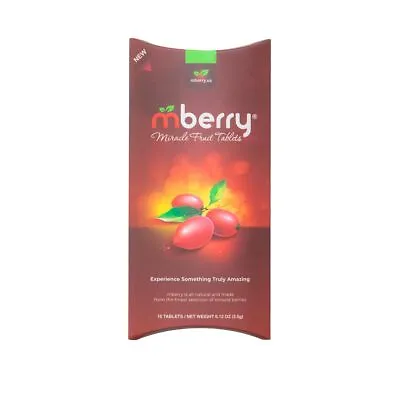 Mberry Miracle Berry Tablets Miracle Fruit Snacks 10 Count.12 Ounce Pack Of 1 • $25.25