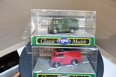 2 Corgi Classic Morris J Vans Post Office & Royal Mail Boxed Issued 1989 • $14.79