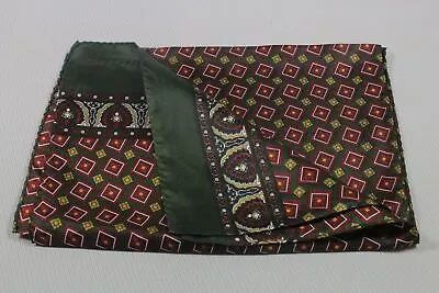 Men's Silk Scarf 62 X11 1/4  Made In Italy • $24.99