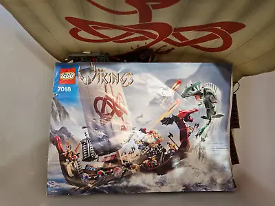£113.31 • Buy LEGO Viking Ship Challenges The Midgard Snake 7018