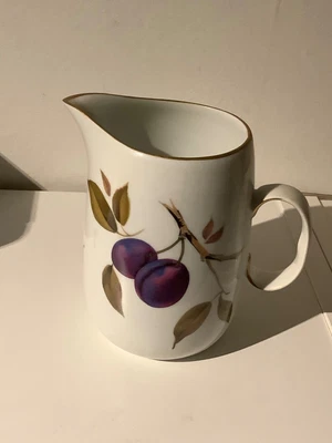 £0.99 • Buy Royal Worcester Evesham Oranges & Plums Jug, 8 Apple & Blackberry Plates