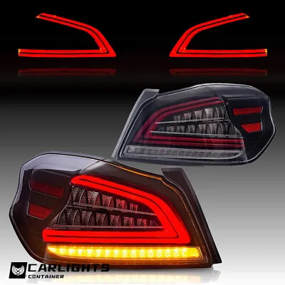 VLAND Tail Lights For Subaru WRX & STI 2014-2021 Clear Lens LED Rear Brake Lamps • $299.99