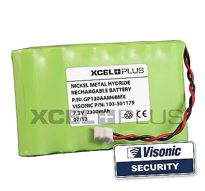 Visonic Powermax Complete High Capacity Control Panel Alarm Battery 103-301179 • $31.12