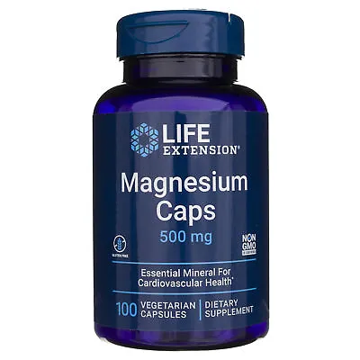 Life Extension Magnesium 500 Mg - 100 Capsules • £11.39