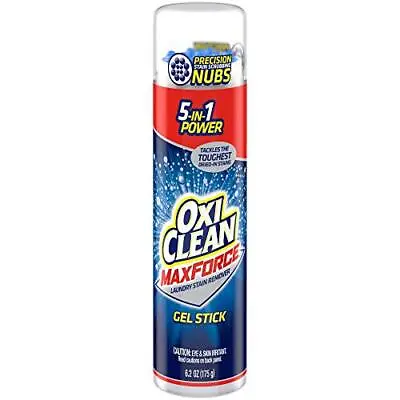 OxiClean MaxForce Gel Stain Remover Stick 5 In 1 Power Spot Remover For • $16.95