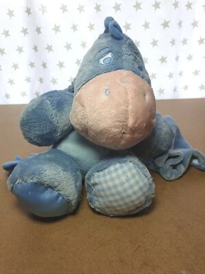 £11.99 • Buy Disney Winnie The Pooh Eeyore Plush Soft Toy Teddy Baby Blanket Comforter.