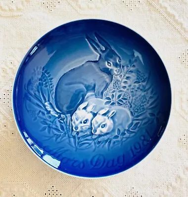 Bing & Grondahl B&G 1981 Mother's Day Plate 'Hare And Young' • $5