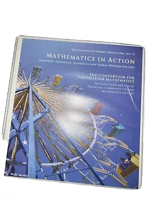 Mathematics In Action; Algebraic Graphical Numerical & Verbal Problem Solving • $80