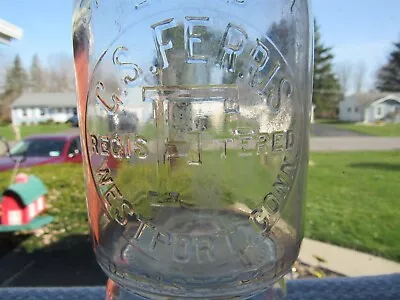 TREQ Milk Bottle G S Ferris Dairy Farm Westport CT FAIRFIELD COUNTY Very Rare • $24.99