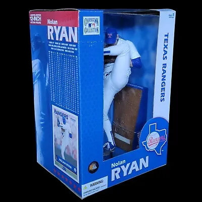 McFarlane 12 Inch Nolan Ryan Texas Rangers World Series Champions Action Figure • $10.99