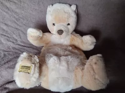 Merrythought Ironbridge Beige Bear Teddy Pyjama Case 19  Large - Made In England • £49.95