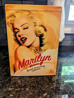 Marilyn Monroe Special Anniversary Dvd 6 Disc Collection Box Set • $15