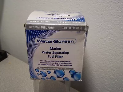 WaterScreen Marine Water Seperating Fuel Filter Inboard & Outboard 2 & 4 Stroke • $20