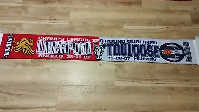 Liverpool Vs Toulouse Champions League Match Scarf • £10
