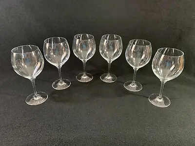 6pc Villeroy & Boch Burgundy Wine Glasses (Large) Absolutely Stunning Elegant  • $14.95
