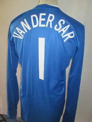 Holland 2008-2009 Player Van Der Sar B Goalkeeper Football Shirt Size Large /she • £149.99