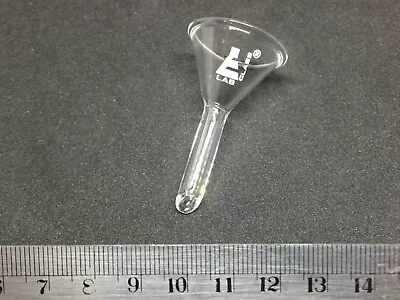 £4.99 • Buy **NEW** Sub Miniature Lab Funnel Approx 25mm Borosilicate Glass Glassware Mini