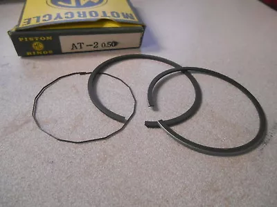 NOS Vintage Yamaha MC 2nd 0.50 Piston Ring Set 1972 AT-2 AT2 AT3 316-11610-20 • $8.05