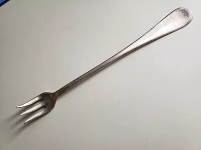 ANTIQUE Vintage COLLECTIBLE  FORK 6.5  N.F. SILVER CO -1877 • $9.99