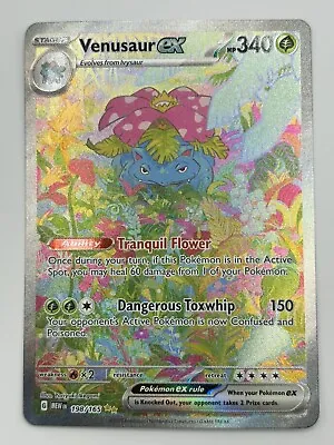 2023 Pokémon Scarlet & Violet 151 Venusaur EX 198/165 Special Illustration Rare • $15