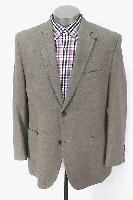 Mens Brown RALPH LAUREN Tweed Hacking Riding Blazer Suit Jacket Sport Coat 44 R • $50.39
