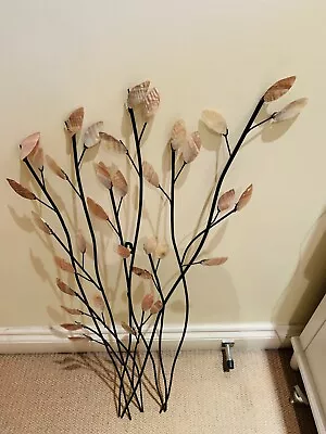 £40 • Buy Hanging Wall Art Decor Home Garden Sea Shell Leaves Metal