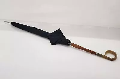 Vintage Horn Handle Black Umbrella • $9.99