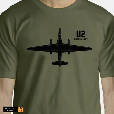 Aeroclassic Silhouette Lockheed U2 Aircraft T-Shirt • £17.50