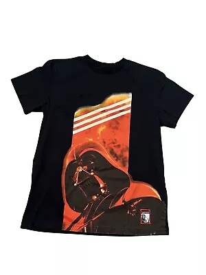 Adidas Originals Star Wars Tshirt Darth Vader Vintage Size L Trefoil Embroidered • $23.95