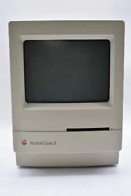 Vintage Rare Apple MACINTOSH CLASSIC II Computer Model M4150 + PWR Cord *READ • $219.95